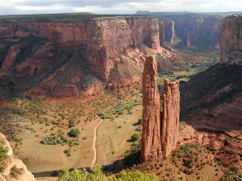 Spider Rock Canyon De Chelly Navajo Nation Rarizona