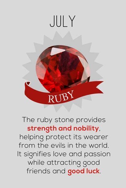 July Birthstone Ruby Meaning And History With Images Birth Stones