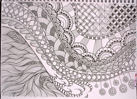 Almost anyone can use it to create beautiful images. Free Printable Zentangle Coloring Pages for Adults