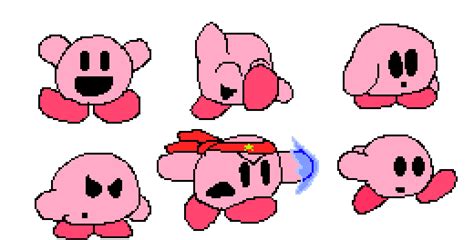 Kirby Sprites Pixel Art Maker