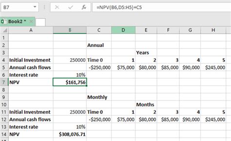 How To Calculate Npv Monthly With Excel Haiper