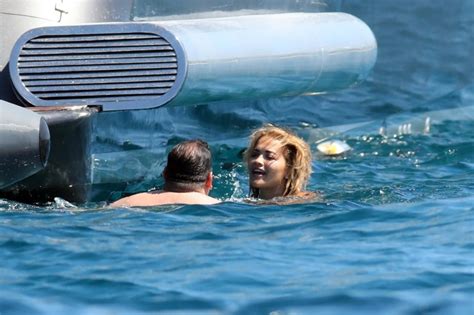 Rita Ora Lives Her Best Life In Gold Bikini On Yacht With Friends Metro News