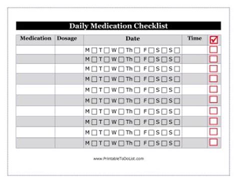 people    printable daily medication