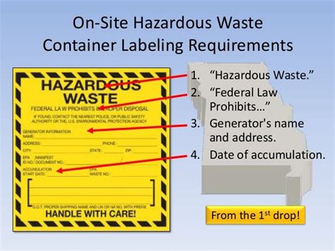 Hazardous Waste Label Requirements Ythoreccio