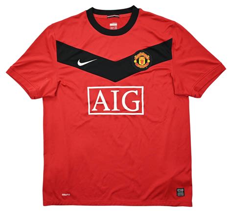 2009 10 Manchester United Shirt L Football Soccer Premier League