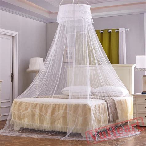 Lace Hanging Classical White Mosquito Net For Bed