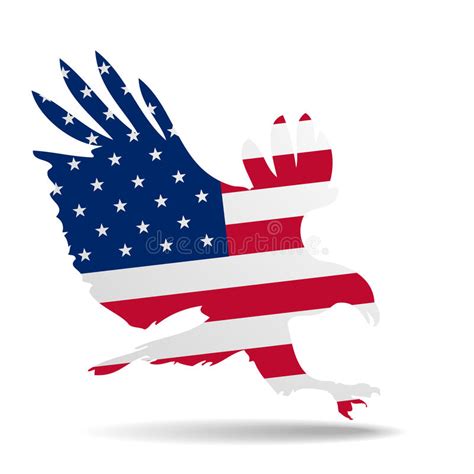 Eagle Flag Stock Illustration Image 45550562