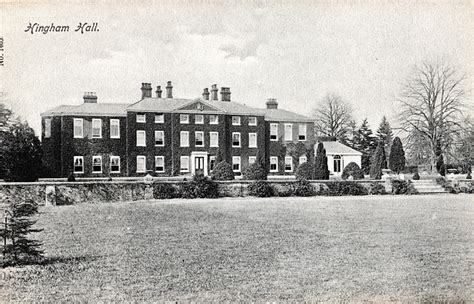 Ipernity Hingham Hall Norfolk Partly Demolished C1976 Rest