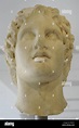 Ritratto di Alessandro il Grande (356 BC-323 BC). Più probabilmente un ...