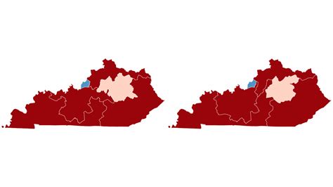 Kentucky Redistricting 2022 Congressional Maps By District