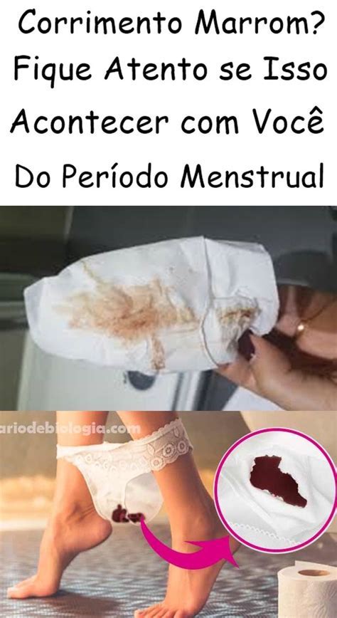 Antes Da Menstruação Corrimento Marrom VoiceEdu