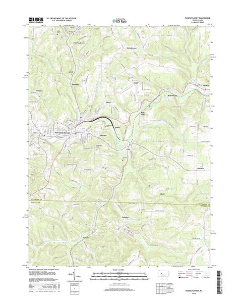 Mytopo Punxsutawney Pennsylvania Usgs Quad Topo Map