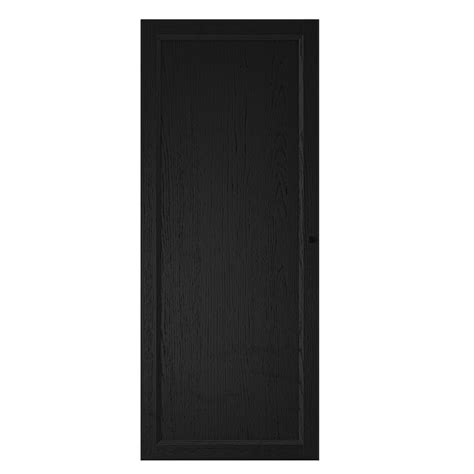 Oxberg Door Black Oak Effect 40x97 Cm Ikea