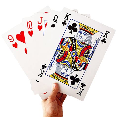 There are also two jokers, so if you are playing a game that uses the jokers, then you are playing with a 54 card deck. Gigantic Deck of Playing Cards - The Green Head