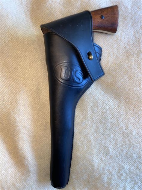 Us Cavalry Model 1875 Holster For Colt 45 Saa Or Sandw Schofield Ebay