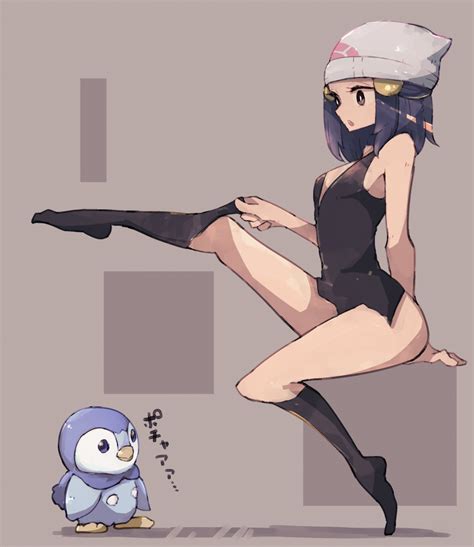 Dawn And Piplup Pokemon And 1 More Drawn By Lamb Oic029 Danbooru