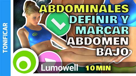 Minutos De Abdominales Para Definir Y Marcar Abdomen Bajo Youtube