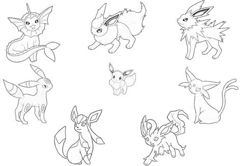 Pokemon Coloring Pages Printable Eeveelutions My Xxx Hot Girl