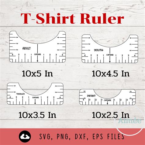 T-Shirt Alignment Tool Printable File Shirt Guideline Shirt | Etsy