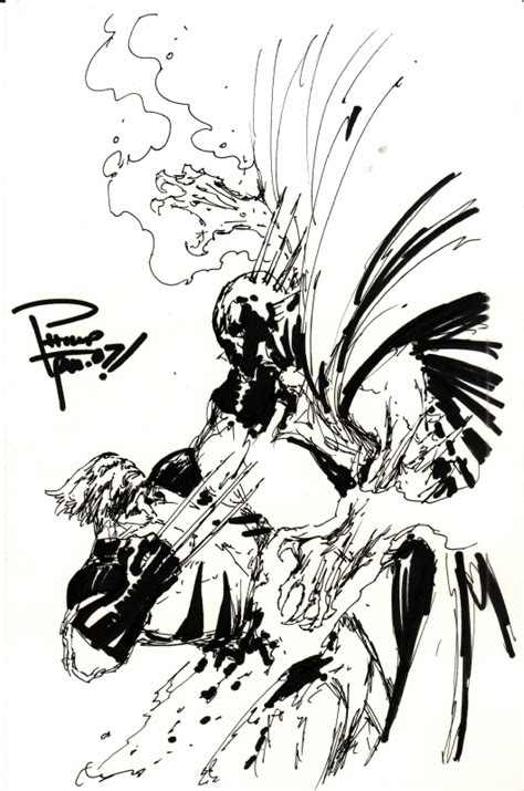 Philip Tan Wolverine Vs Spawn In Edgar Lims Artists Sketch Comic