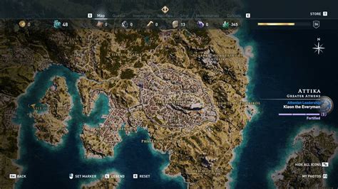 Assassin S Creed Odyssey Map All Regions Discovered Assassinscreed My