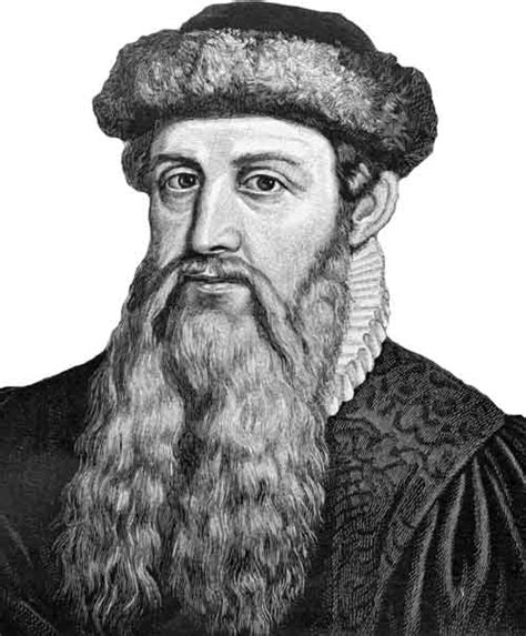 Johannes Gutenberg Biography Inventions Facts Science4fun