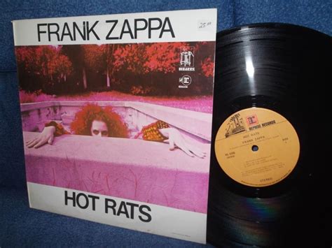 Frank Zappa Hot Rats 1971 Reissue1969 Original Issuevinylalbum