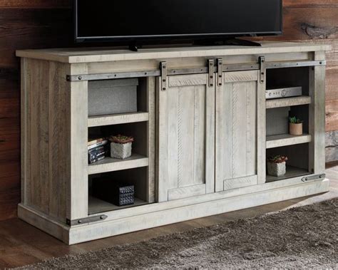 Signature Design By Ashley® Carynhurst Whitewash Large Tv Stand Beck