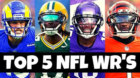 Top 5 Nfl Wide Receivers For The 2022 Nfl Season Nfl Wide Receiver