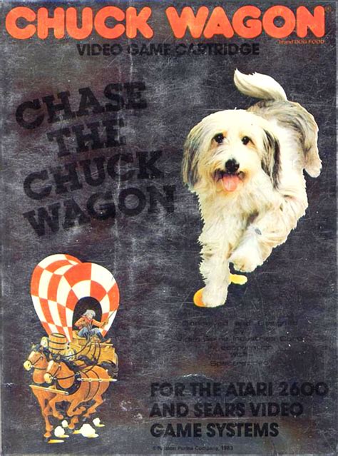 Just stereotypical (from the 50's if i remember correctly)brands of cleaner and dog food. Chase the Chuck Wagon | Bad Game Hall of Fame