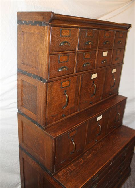 Created in china during the qing dynasty, this wooden cabinet features two pairs of ac. Bargain John's Antiques » Blog Archive Antique Oak File ...