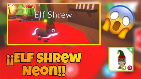 Doing My Elf Shrew Neon 😱 Roblox Adopt Me Youtube