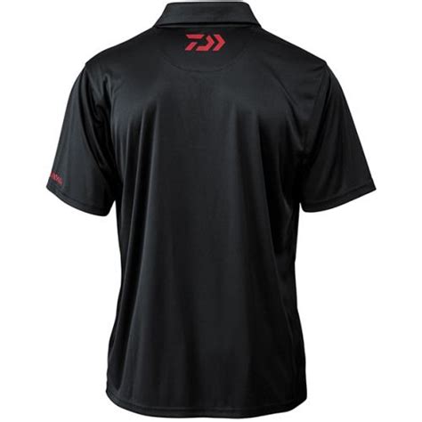 Daiwa Black D Vec Logo Polo Shirts Tackledirect