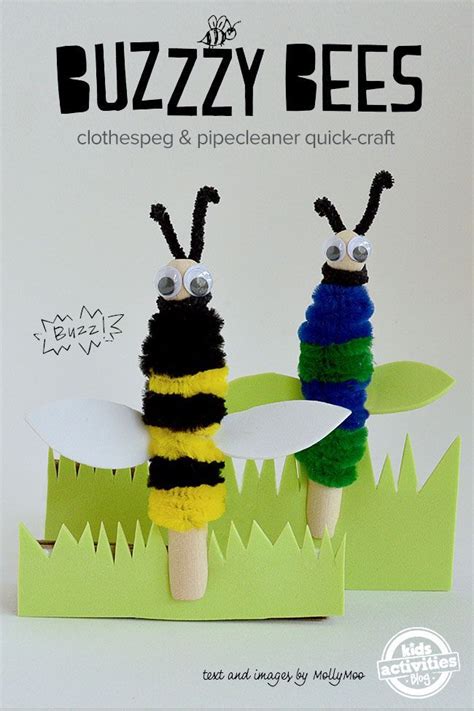 Quick After School Craft For Kids Buzzy Bees In 2020 Crafts For