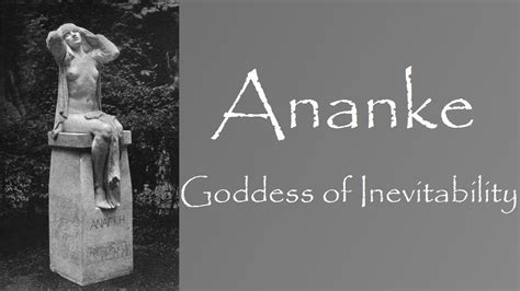 Greek Mythology Story Of Ananke Youtube