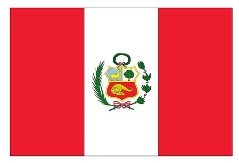 Printable Peru Flag