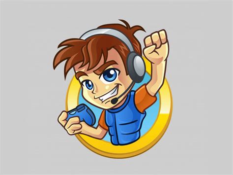 Gamer Kid Logo By Horacio Velozo On Dribbble
