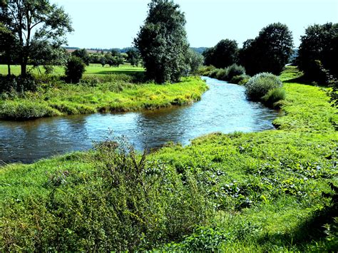 Natürliche Flusslandschaft Foto And Bild Landschaft Bach Fluss And See