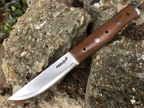 Hunting Knife With Sheath Full Tang Bushcraft Knife Perkin