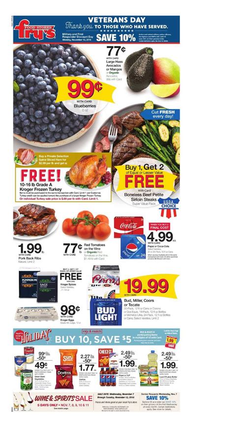 Shop smarter and save money at you favorite store. Fry's Food Weekly ad Flyer Apr 7 - Apr 13, 2021 ...