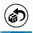 Box Delivery Easy Returns Return Icon Stock Illustration 