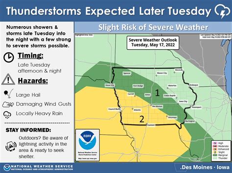 Nws Des Moines On Twitter Thunderstorms Are Expected In Iowa By Late