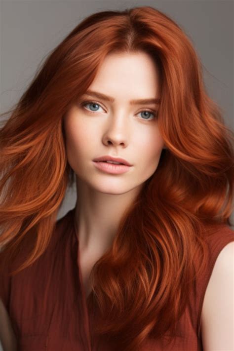 Mahogany Infused Copper Hair Color Is A Deep Rich Color That Combines The Warmth Of Copper With