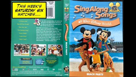 The Saturday Six Looks At Disney Sing Along Songs Beach Party At Walt