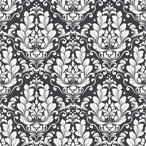Free Vector Vector Damask Seamless Pattern Classical Luxury Old