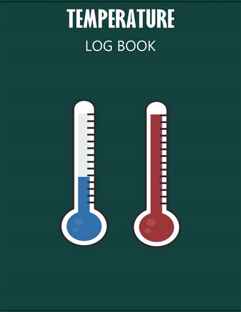 Buy Temperature Log Book Daily Food Temperature Log Sheets