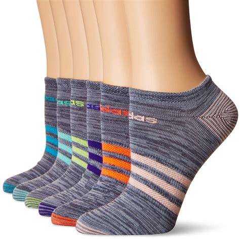 Superlite Socks Set Of 6 Pairs Adidas Women No Show Socks Athletic