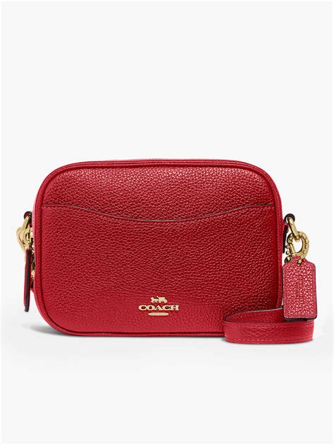 Coach Small Leather Cross Body Camera Bag At John Lewis And Partners