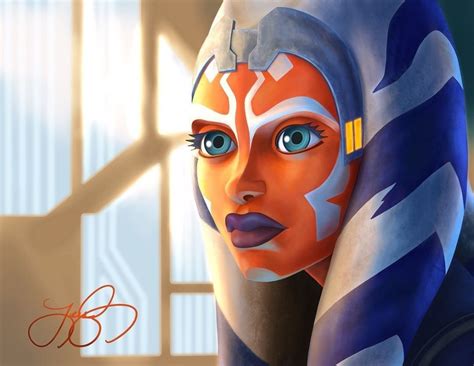 Ahsoka Tano Art Star Wars Art Clone Wars Art Star Wars Poster