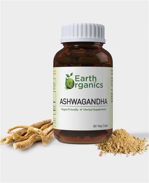 Organic Ashwagandha Capsules Earth Organics Shop Earth Organics